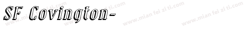 SF Covington字体转换